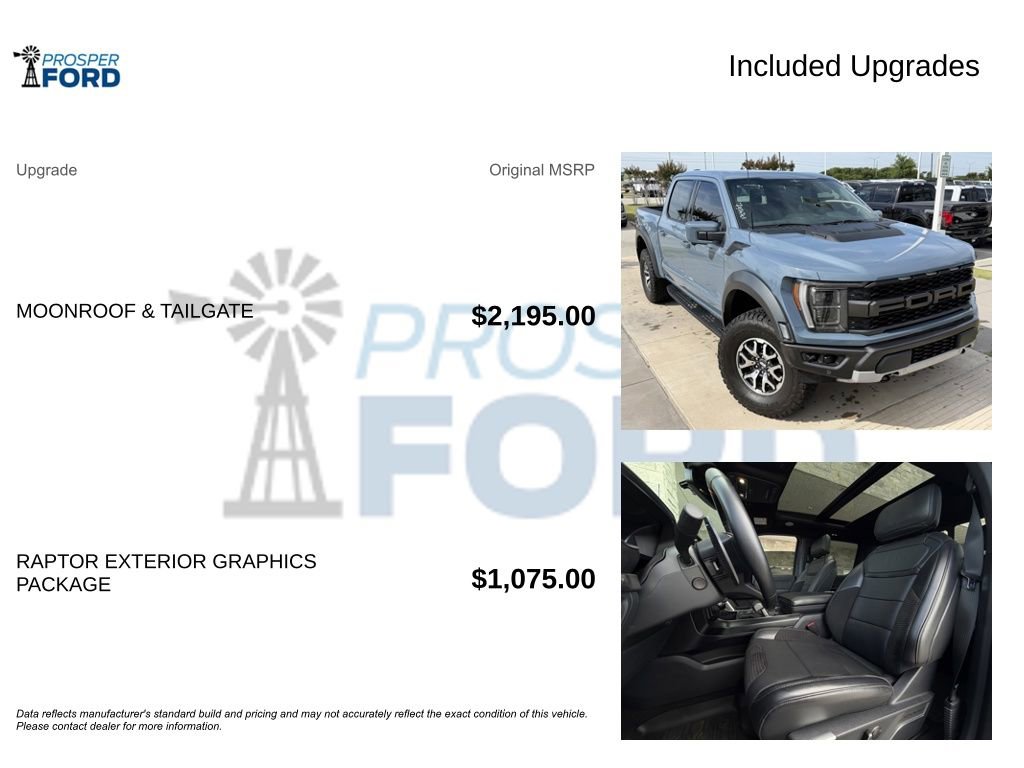 Certified 2023 Ford F150 Raptor AWD/4WD image 3