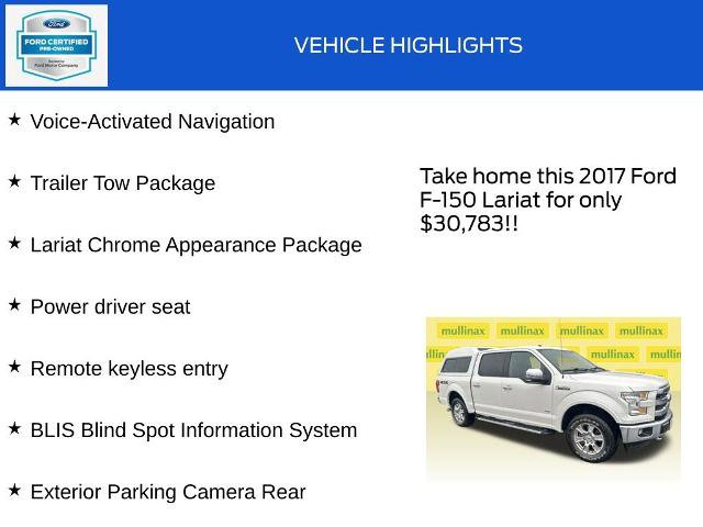 Certified 2017 Ford F150 Lariat image 18