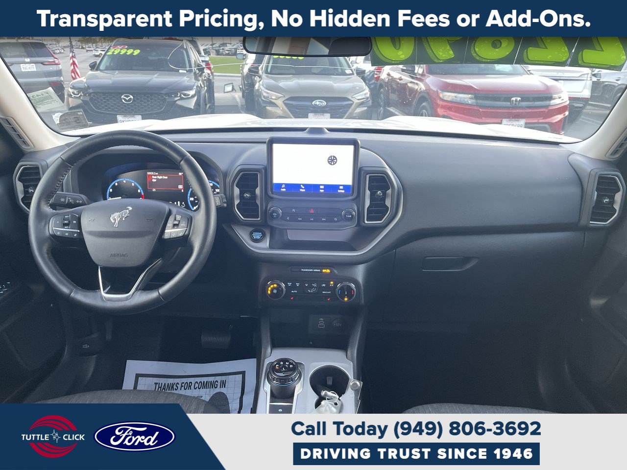Certified 2023 Ford Bronco Sport Big Bend w/ Convenience Package AWD/4WD image 21