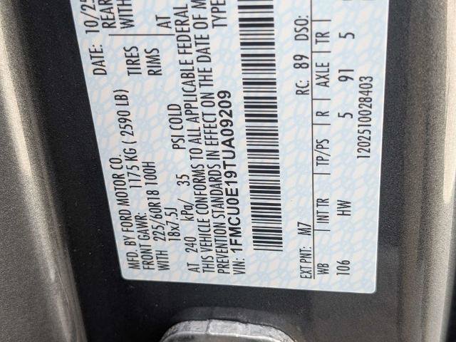 Certified 2026 Ford Escape SE FWD image 19