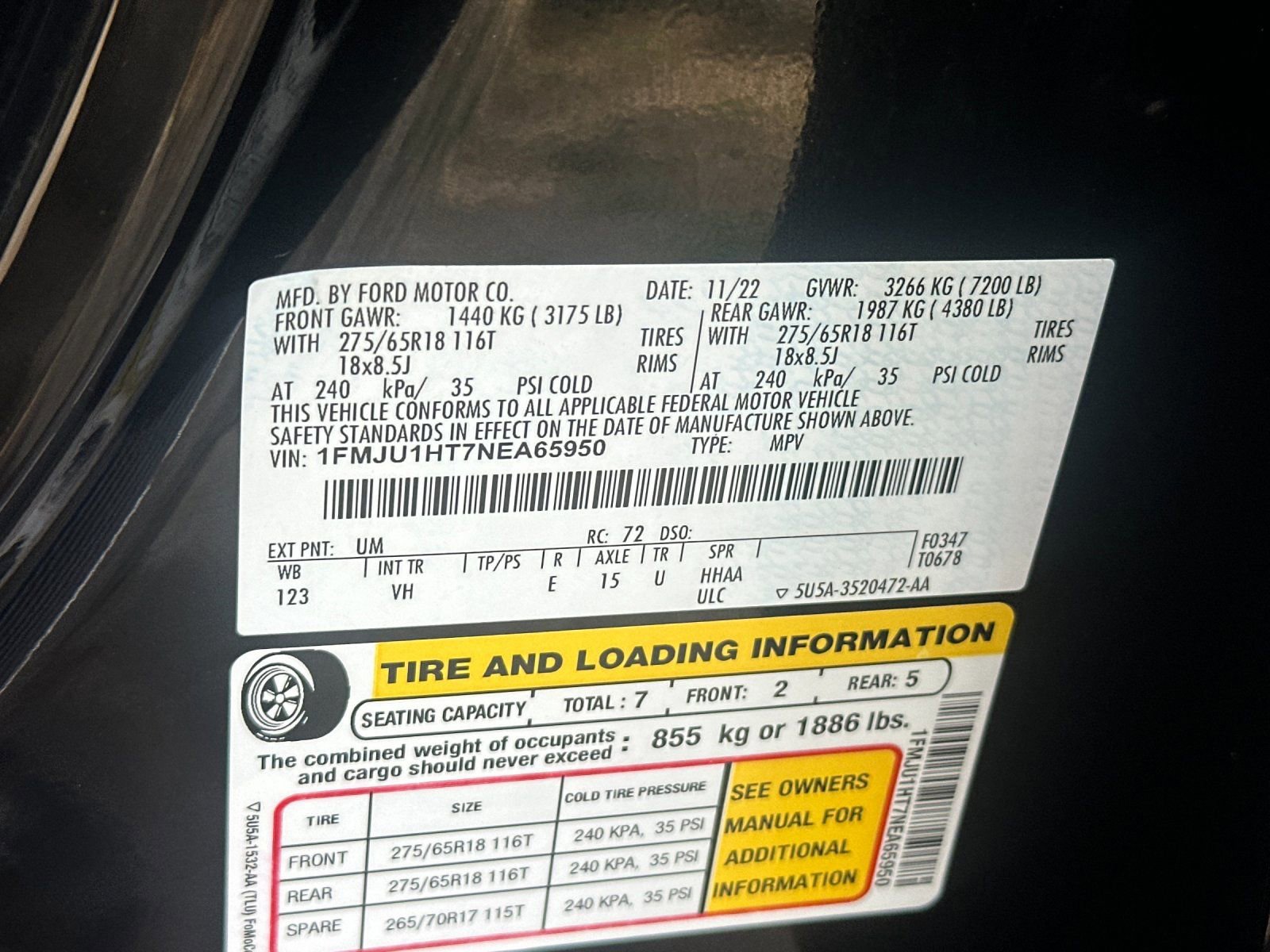 Certified 2022 Ford Expedition XLT RWD image 30