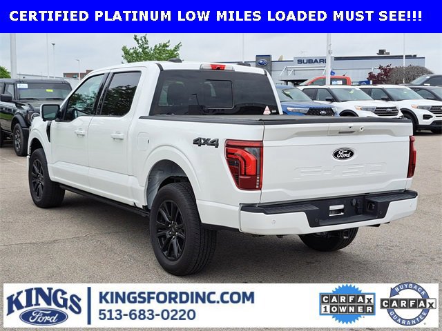 Certified 2024 Ford F150 Platinum w/ Equipment Group 702A High image 3