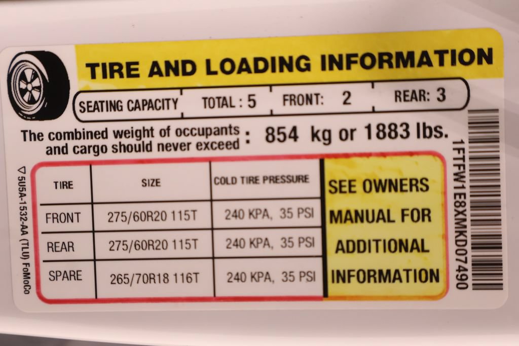 Certified 2021 Ford F150 XLT w/ Equipment Group 302A High AWD/4WD image 48