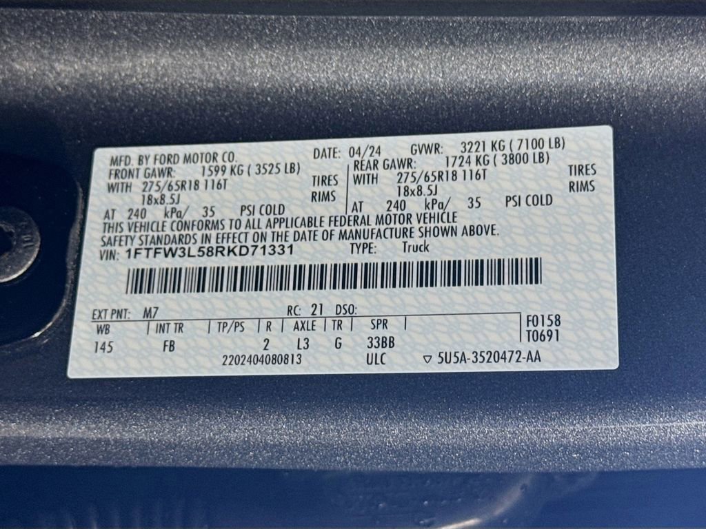 Certified 2024 Ford F150 XLT w/ Equipment Group 302A MID AWD/4WD image 32