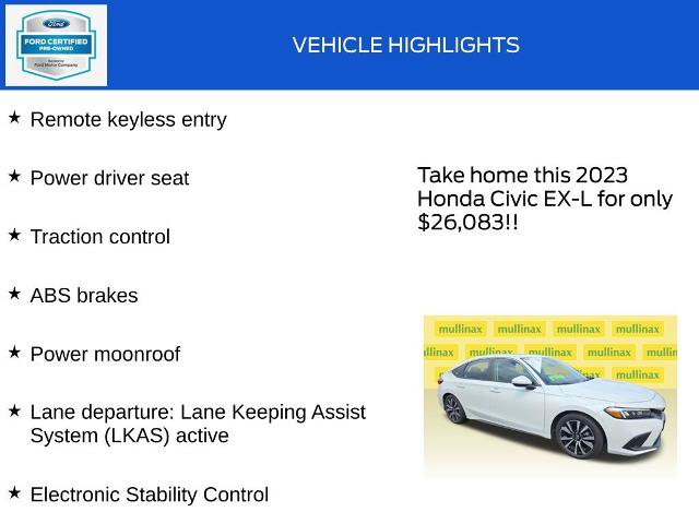 Used 2023 Honda Civic EX-L image 17
