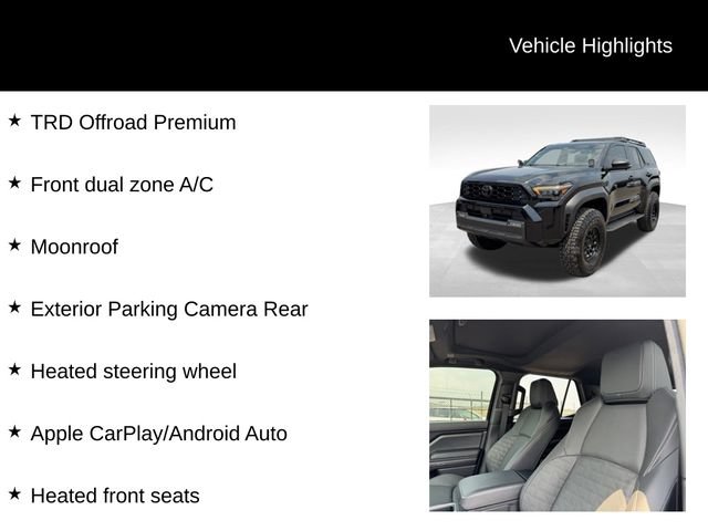 Used 2026 Toyota 4Runner TRD Off-Road Premium AWD/4WD image 8