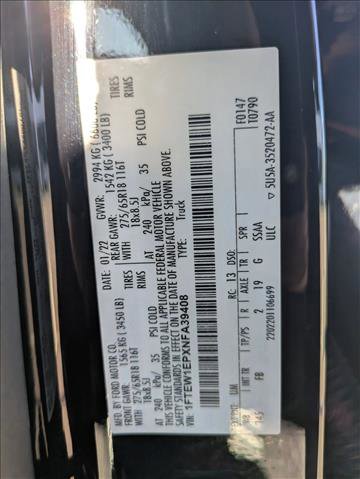 Certified 2022 Ford F150 XLT w/ Equipment Group 302A High AWD/4WD image 25