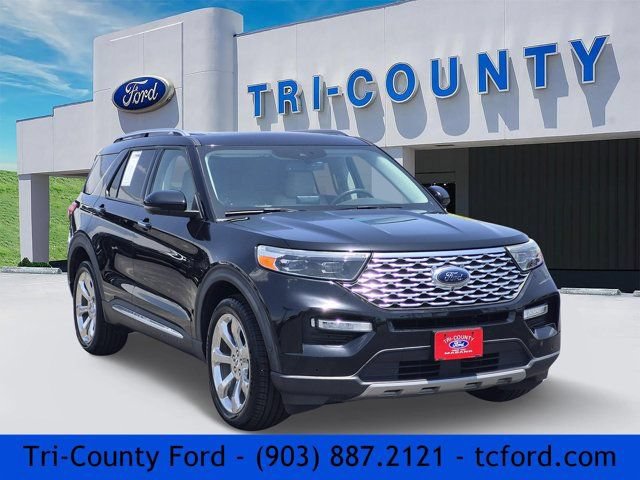 Certified 2020 Ford Explorer Platinum w/ Premium Technology Package AWD/4WD image 1