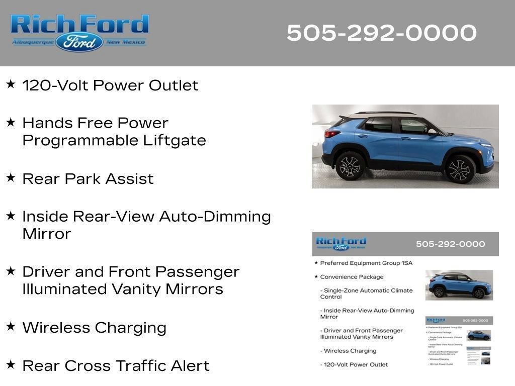 Used 2025 Chevrolet TrailBlazer ACTIV w/ Convenience Package AWD/4WD image 72