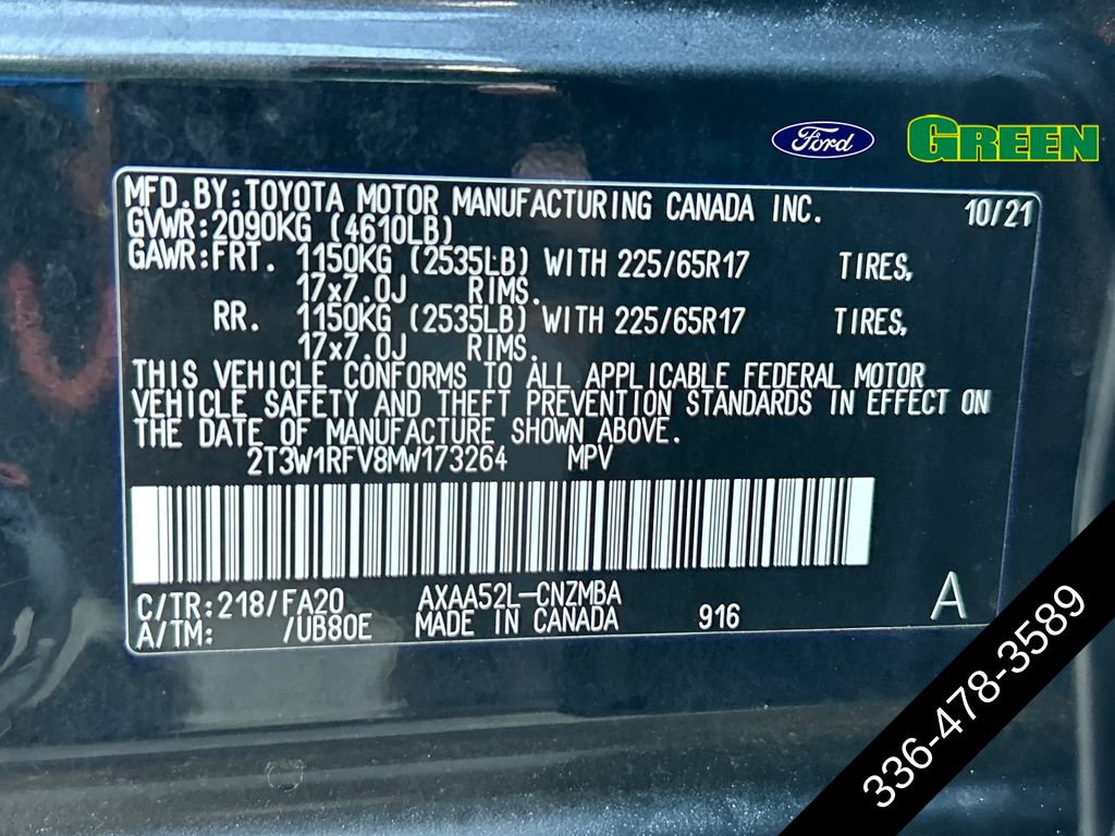 Used 2021 Toyota RAV4 XLE FWD image 15