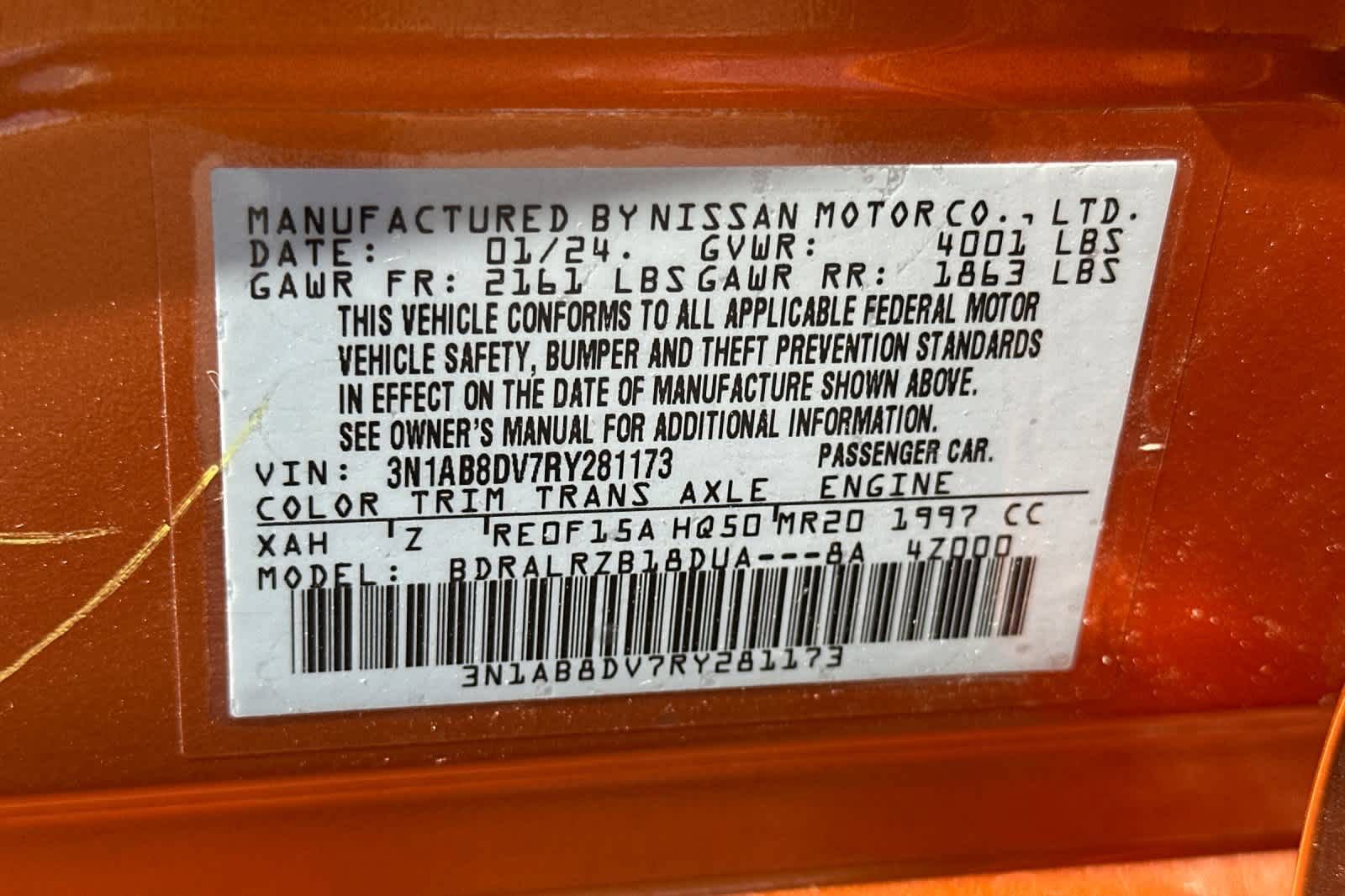 Used 2024 Nissan Sentra SR FWD image 29