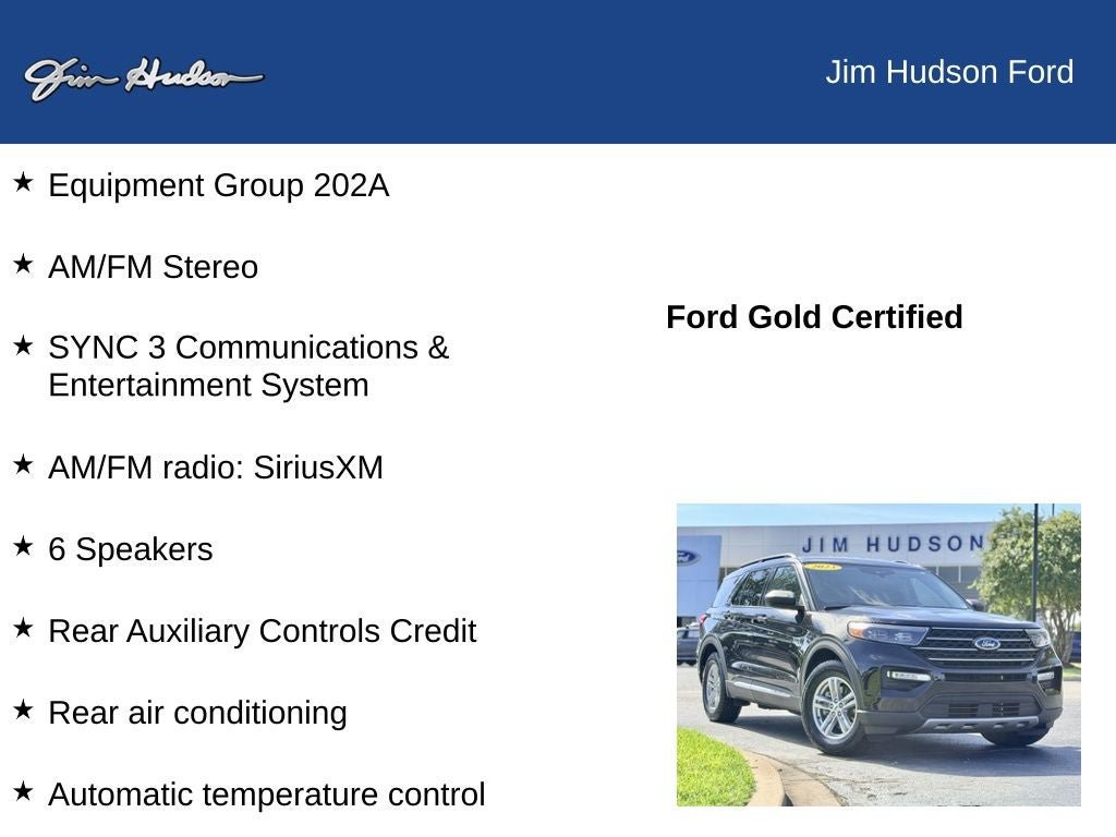 Certified 2023 Ford Explorer XLT w/ Equipment Group 202A RWD image 12