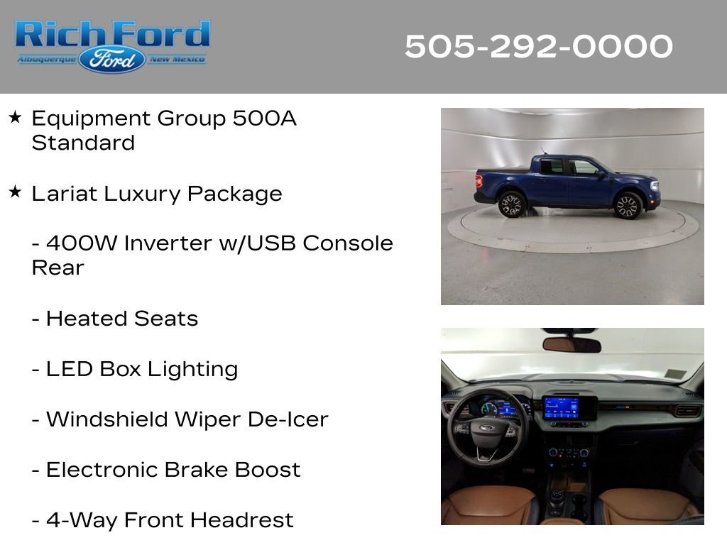 Certified 2023 Ford Maverick Lariat w/ Lariat Luxury Package image 11