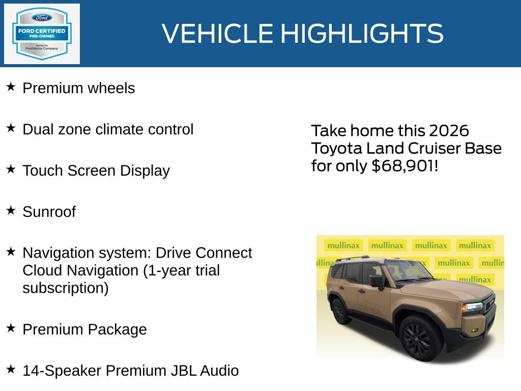 Used 2026 Toyota Land Cruiser w/ Premium Package AWD/4WD image 23