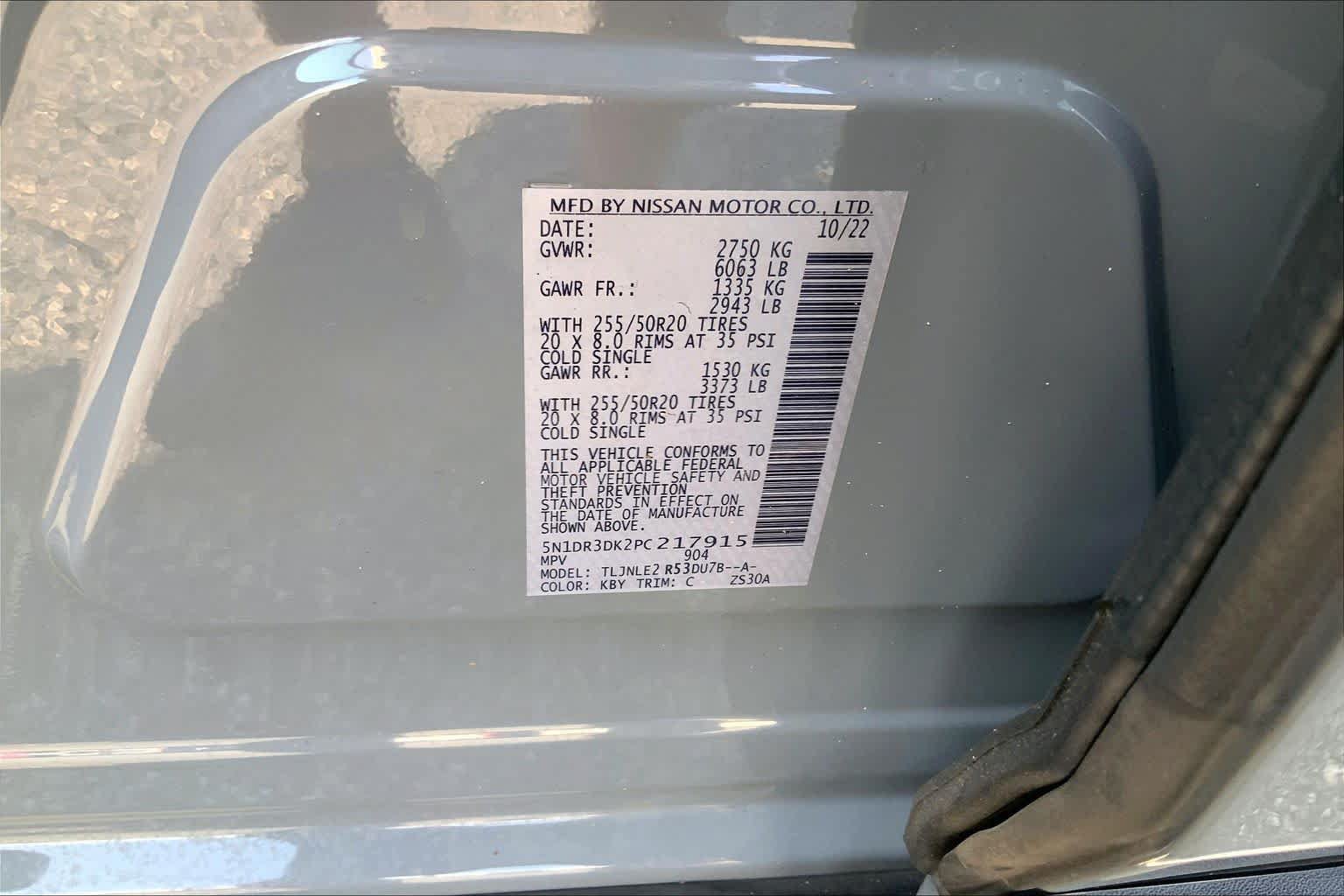 Used 2023 Nissan Pathfinder Platinum AWD/4WD image 30