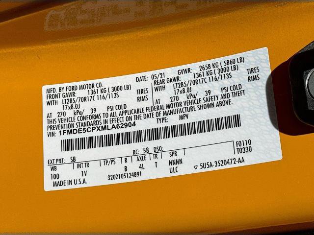 Certified 2021 Ford Bronco Badlands AWD/4WD image 23