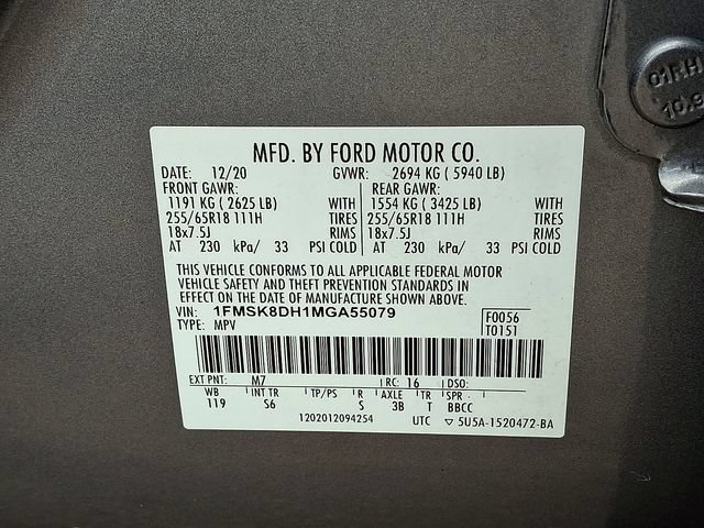 Certified 2021 Ford Explorer XLT w/ Equipment Group 202A AWD/4WD image 29