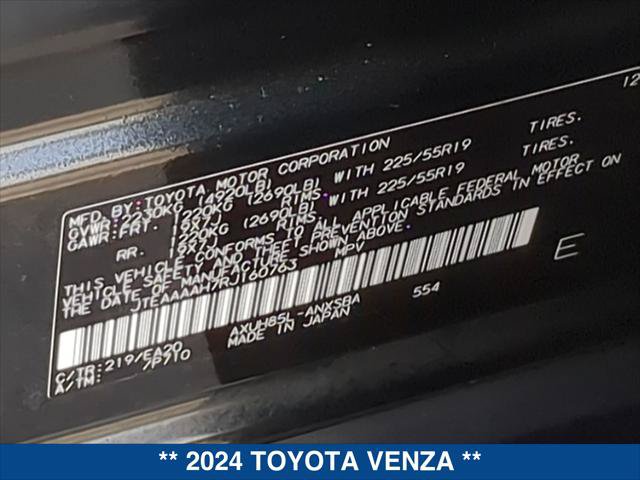 Used 2024 Toyota Venza Limited AWD/4WD image 24