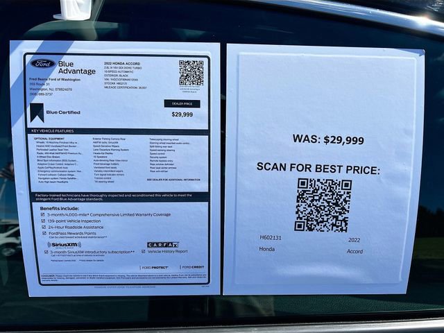 Used 2022 Honda Accord Touring image 36