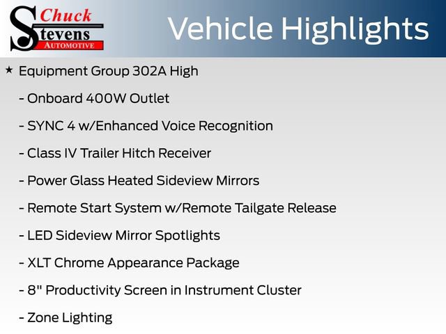 Certified 2023 Ford F150 XLT w/ Equipment Group 302A High image 12