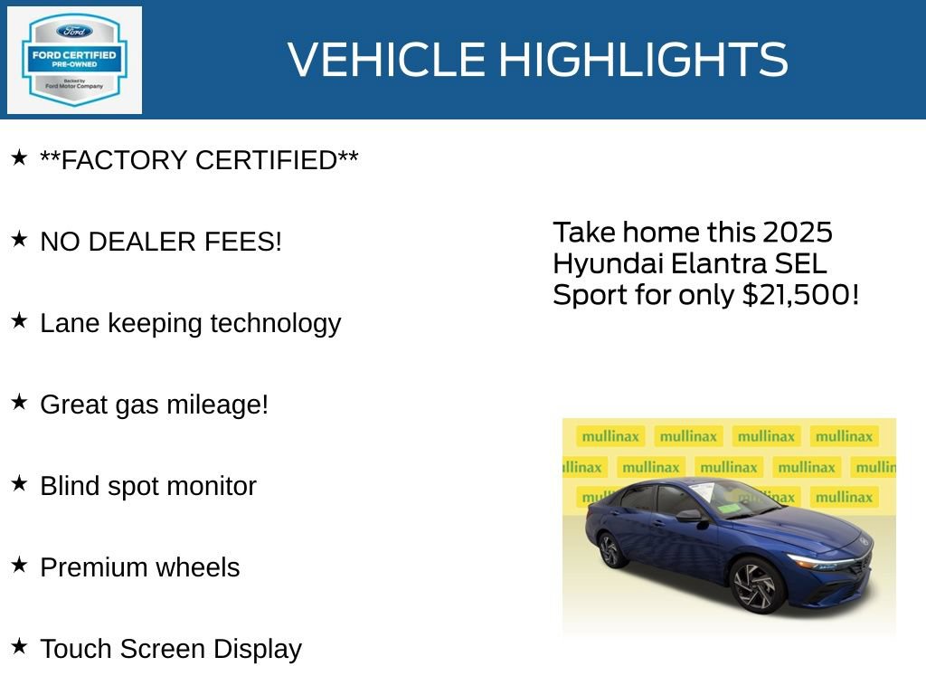 Used 2025 Hyundai Elantra Sport FWD image 12