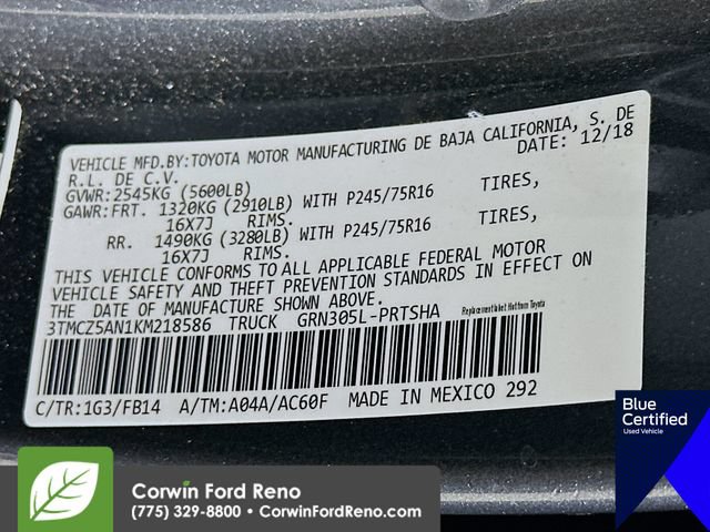 Used 2019 Toyota Tacoma SR w/ SR Convenience Package AWD/4WD image 34