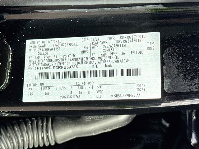 Certified 2024 Ford F150 Lariat w/ Equipment Group 502A High AWD/4WD image 22