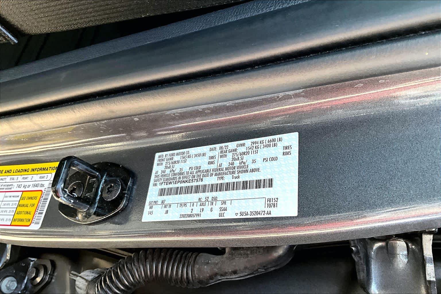 Certified 2022 Ford F150 XL w/ STX Appearance Package AWD/4WD image 37
