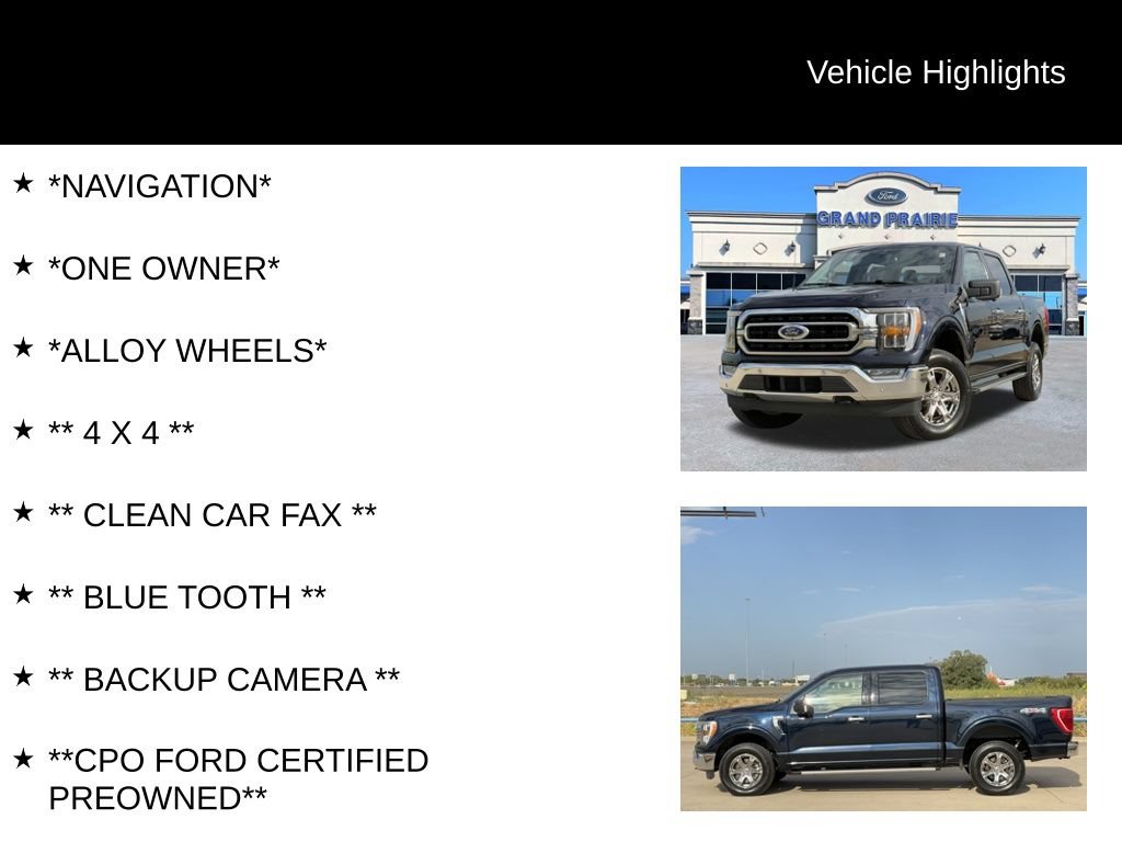 Certified 2023 Ford F150 XLT w/ Equipment Group 302A High AWD/4WD image 4
