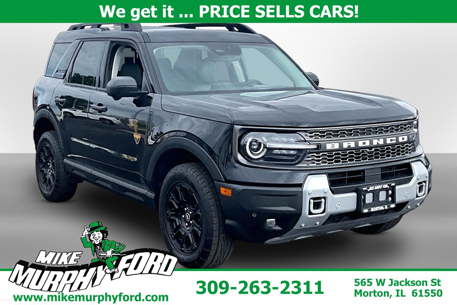 Certified 2025 Ford Bronco Sport Badlands w/ Badlands Tech Package AWD/4WD image 1