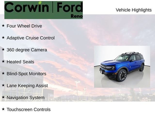 Certified 2024 Ford Bronco Sport Outer Banks w/ Tech Package image 2