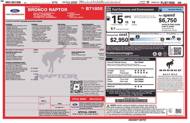 Certified 2023 Ford Bronco Raptor image 28