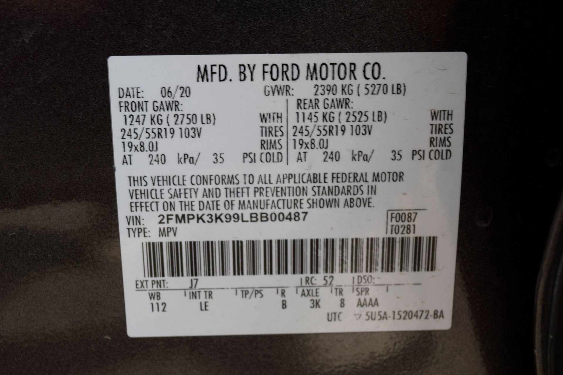 Certified 2020 Ford Edge Titanium image 26