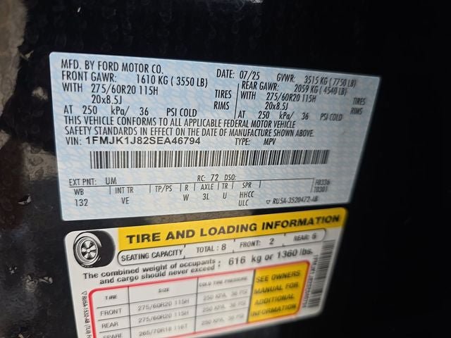 Certified 2025 Ford Expedition Max Active AWD/4WD image 23