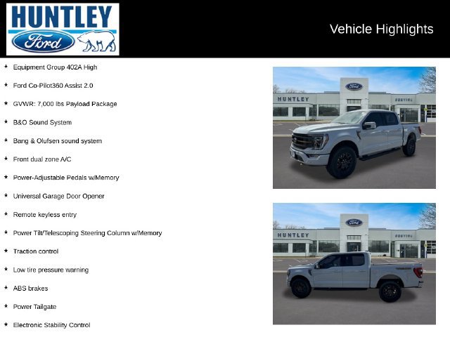 Certified 2023 Ford F150 Tremor w/ Equipment Group 402A High AWD/4WD image 2