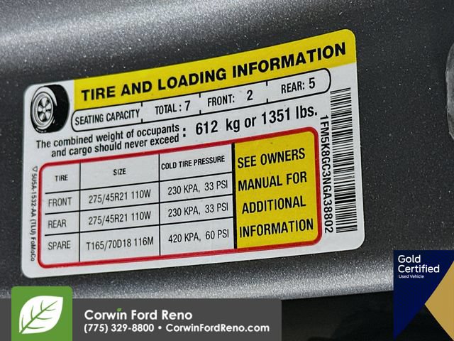 Certified 2022 Ford Explorer ST w/ Equipment Group 401A AWD/4WD image 39