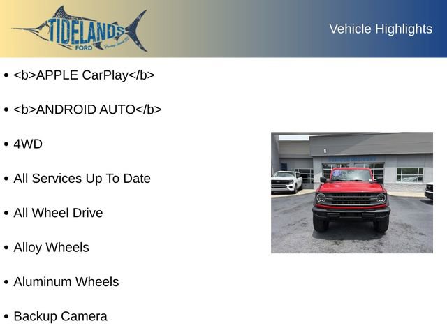 Certified 2023 Ford Bronco 2-Door AWD/4WD image 12