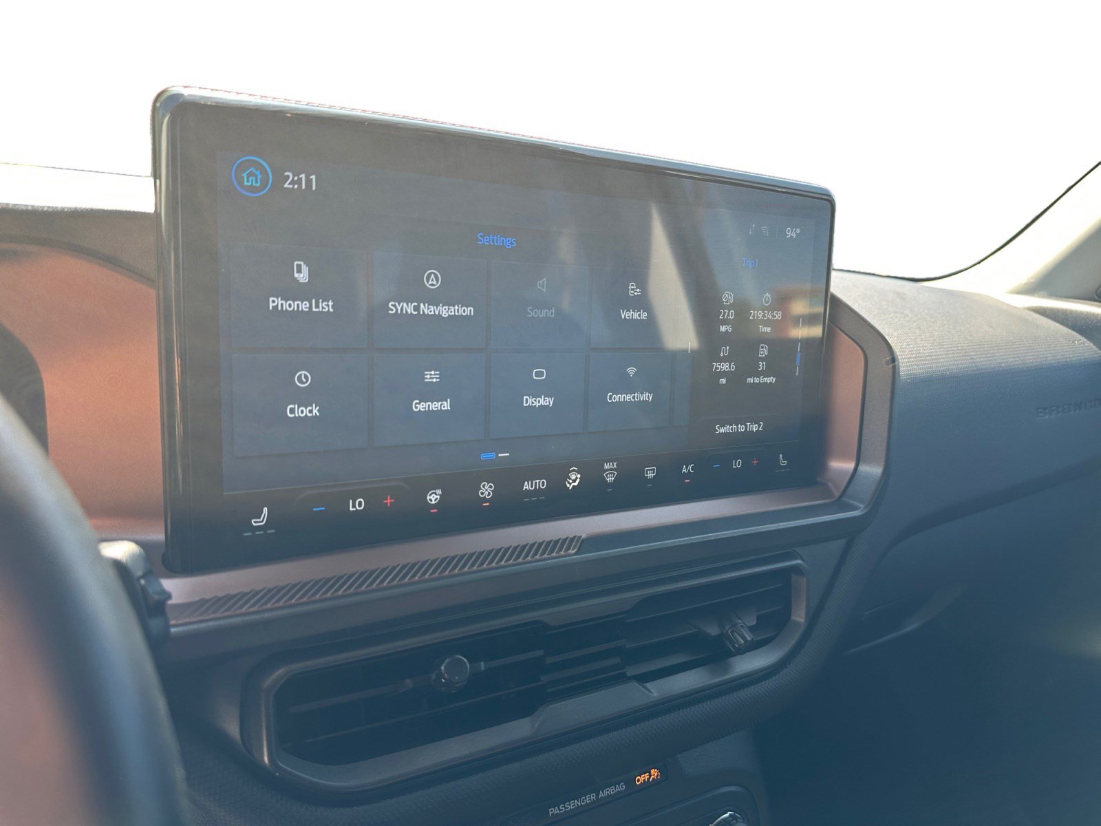 Certified 2025 Ford Bronco Sport Outer Banks w/ Outer Banks Tech Package+ AWD/4WD image 15