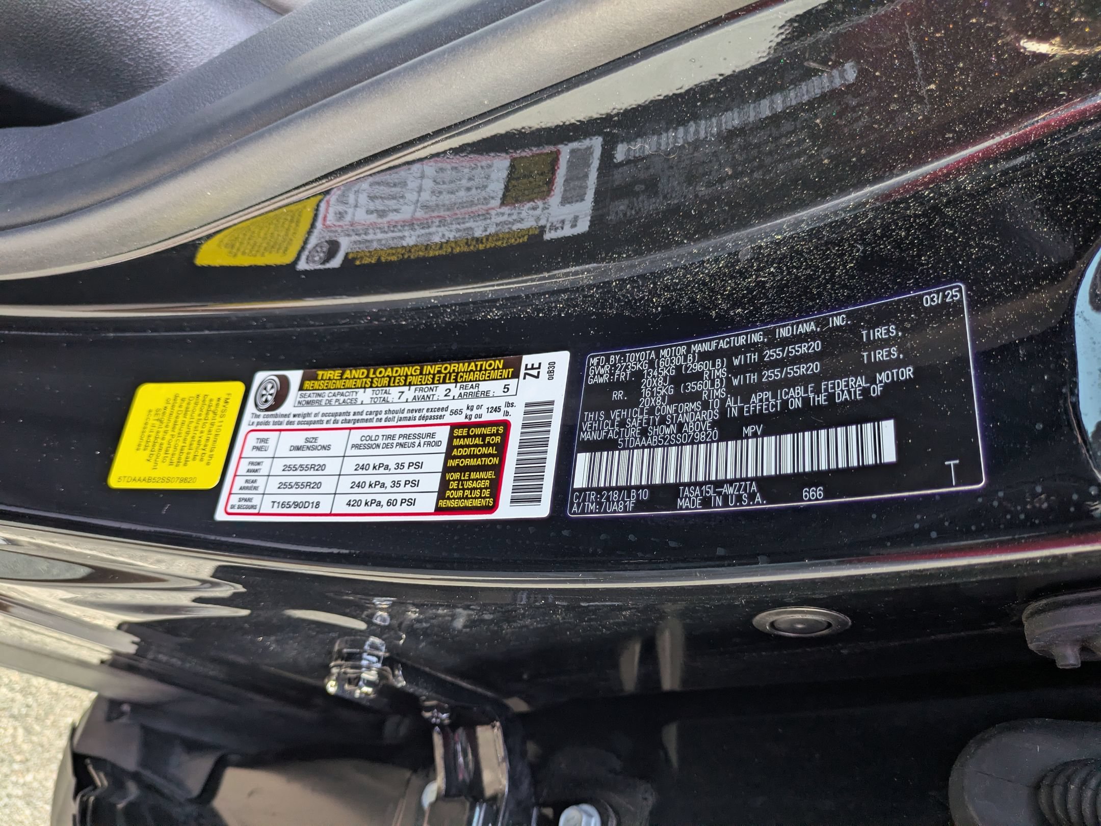 Used 2025 Toyota Grand Highlander AWD image 43