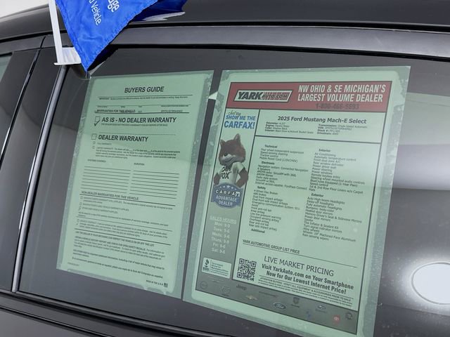 Certified 2025 Ford Mustang Mach-E Select w/ Comfort Package Lite image 15