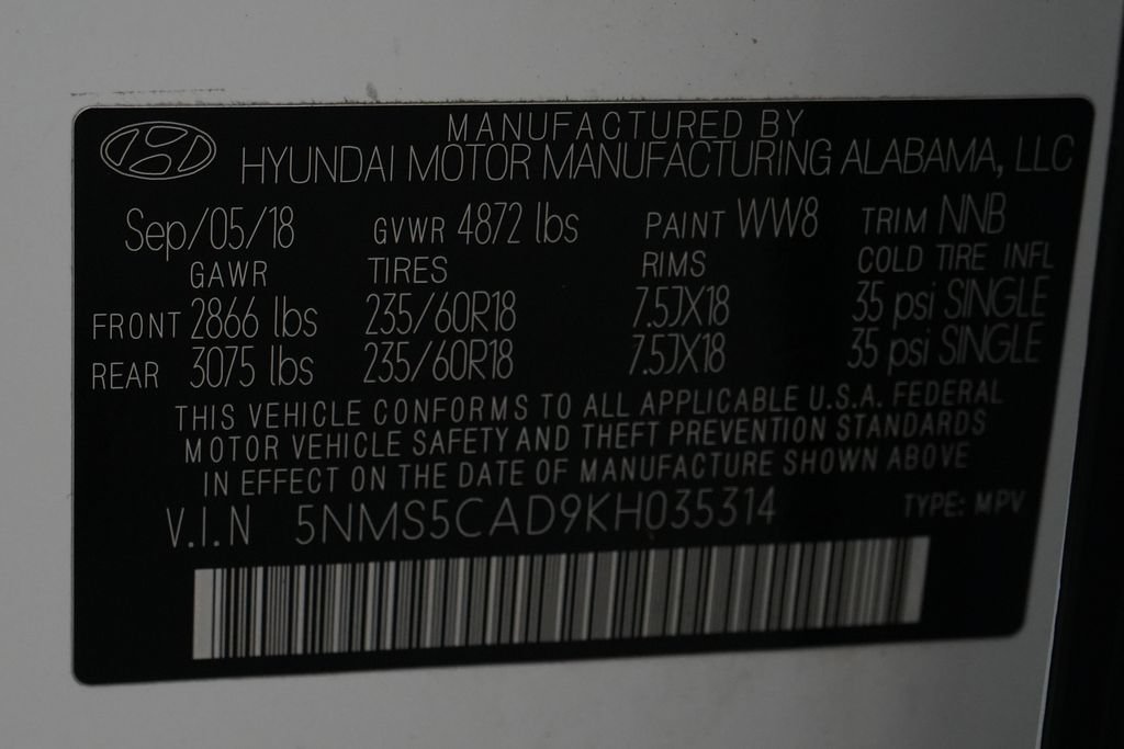 Used 2019 Hyundai Santa Fe AWD image 26