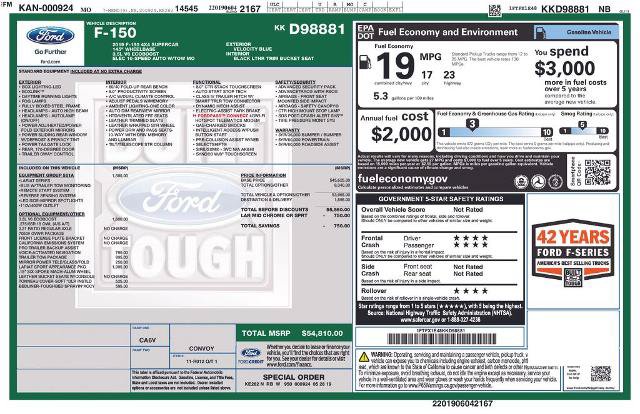 Certified 2019 Ford F150 Lariat AWD/4WD image 2