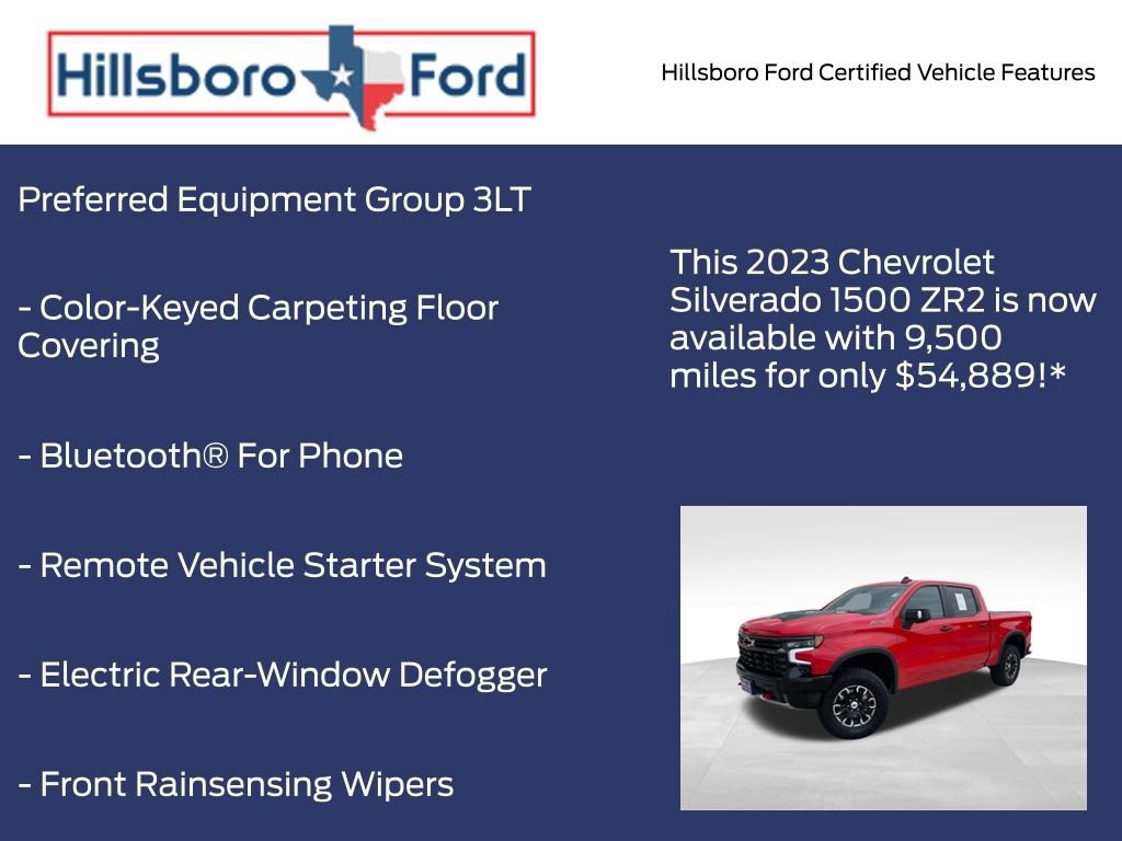 Used 2023 Chevrolet Silverado 1500 ZR2 w/ Technology Package image 13