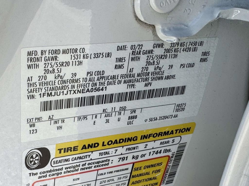 Certified 2022 Ford Expedition XLT image 28