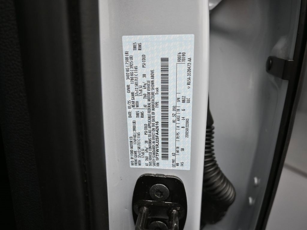 Certified 2025 Ford F150 Raptor w/ Equipment Group 803A Raptor R image 20