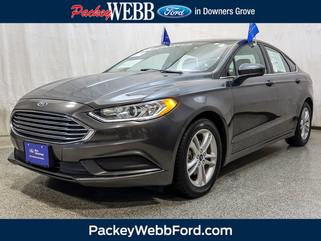 Certified 2018 Ford Fusion SE w/ Fusion SE Technology Package FWD image 1