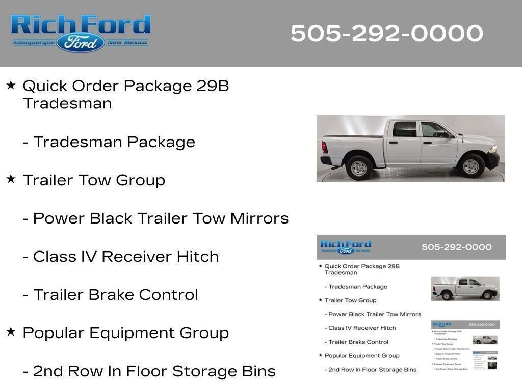 Used 2023 RAM 1500 Tradesman w/ Popular Equipment Group RWD image 20