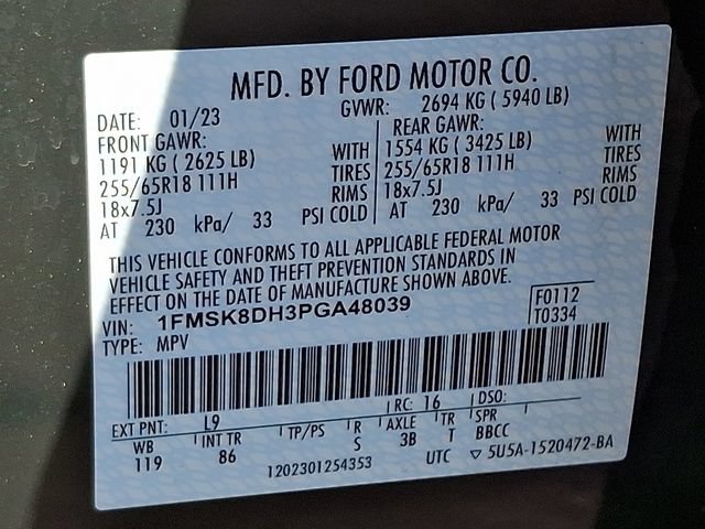Certified 2023 Ford Explorer XLT AWD/4WD image 26