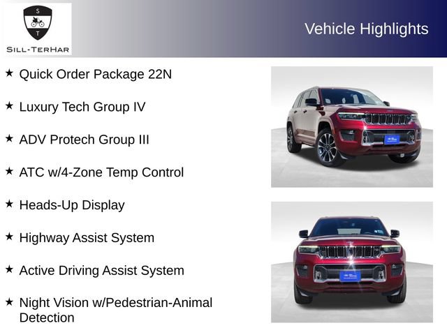 Used 2022 Jeep Grand Cherokee Overland w/ Adv Protech Group III AWD/4WD image 4