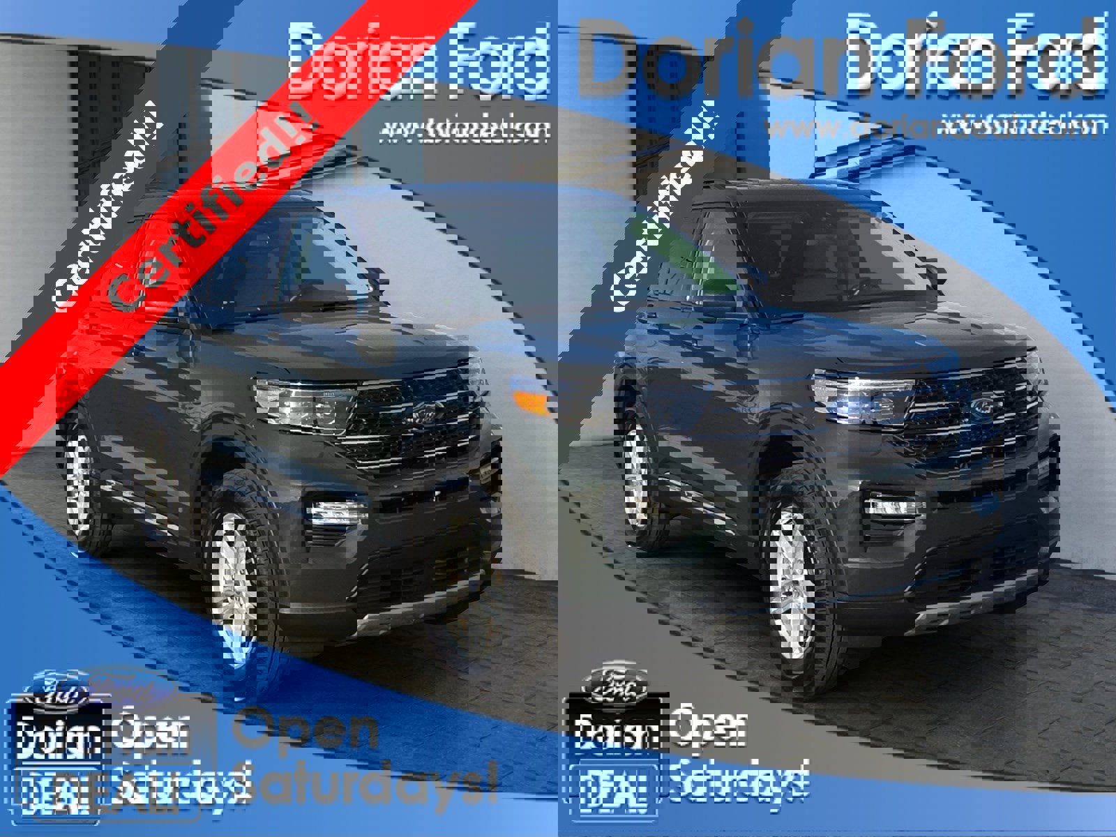 Certified 2023 Ford Explorer XLT w/ Equipment Group 202A image 7